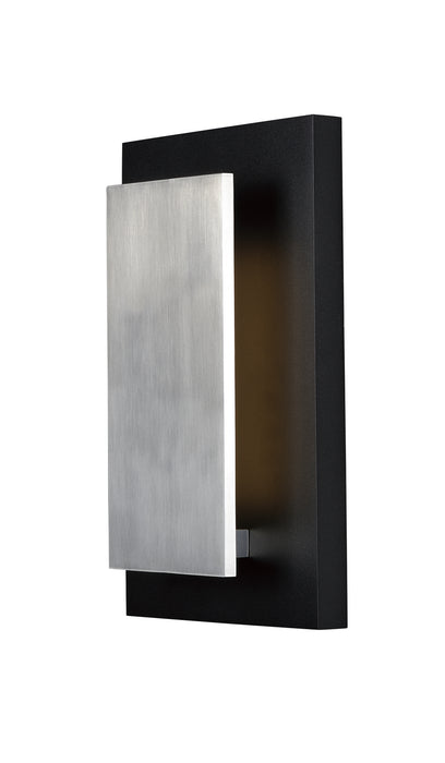 ET2 E41335-BKSA LED Wall Sconce, Black / Satin Aluminum