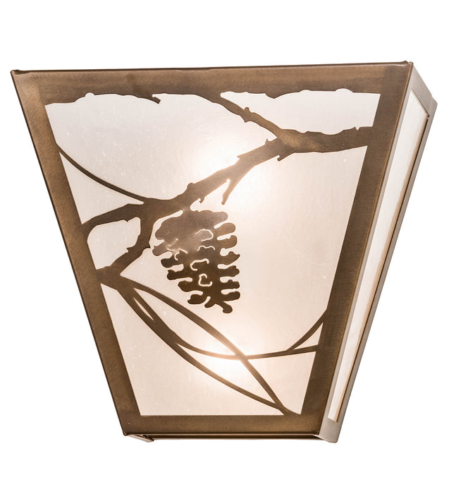 Meyda Tiffany 200156 Two Light Wall Sconce, Antique Copper
