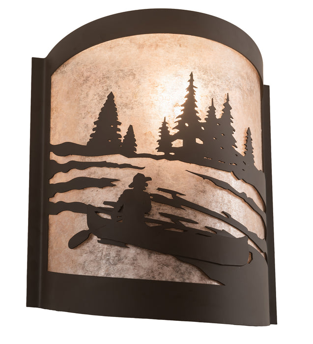 Meyda Tiffany 200794 One Light Wall Sconce, Oil Rubbed Bronze