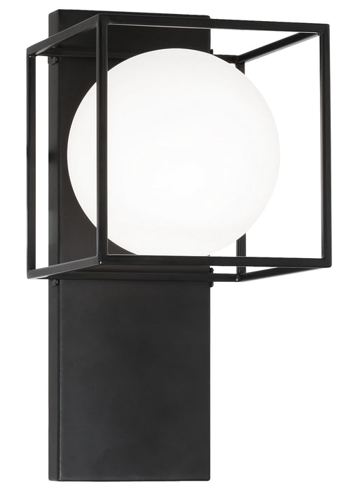 Matteo Lighting S03801BK One Light Wall Sconce, Black