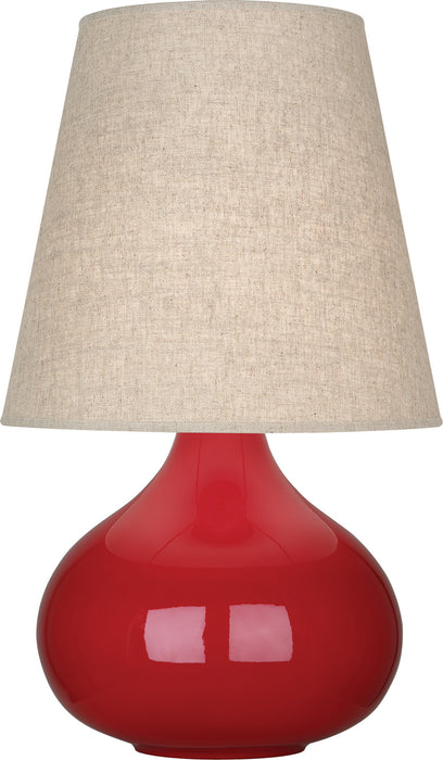 Robert Abbey RR91 One Light Accent Lamp, Ruby Red Glazed Ceramic