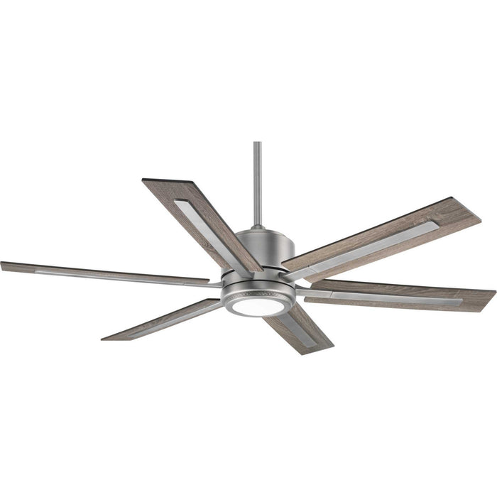 Progress Lighting P2586-8130K 60" Ceiling Fan, Antique Nickel
