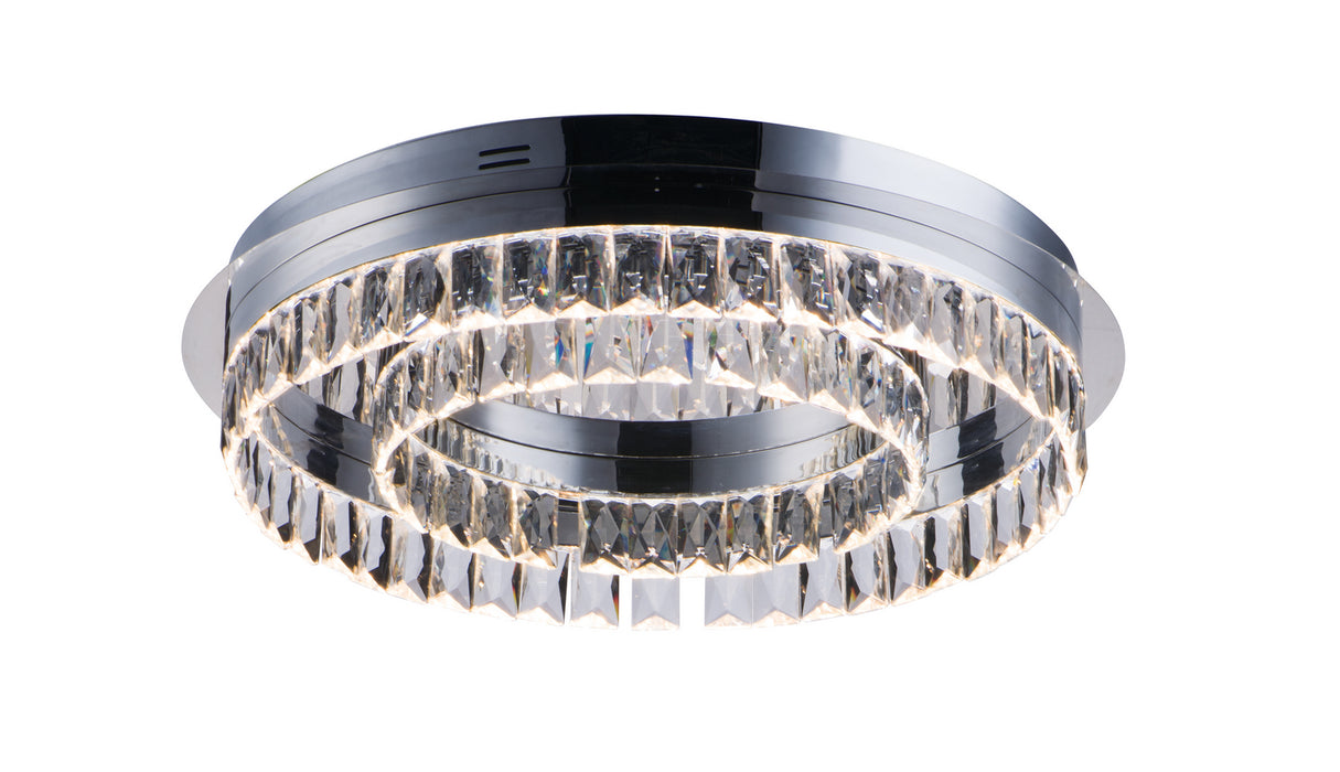 Maxim 38372BCPC LED Flush Mount, Polished Chrome