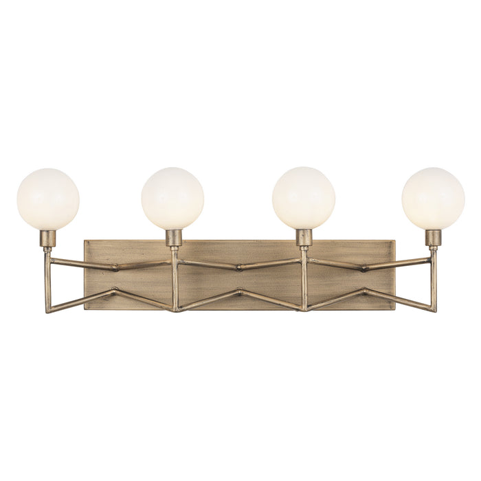 Varaluz 314B04HG Four Light Bath, Havana Gold