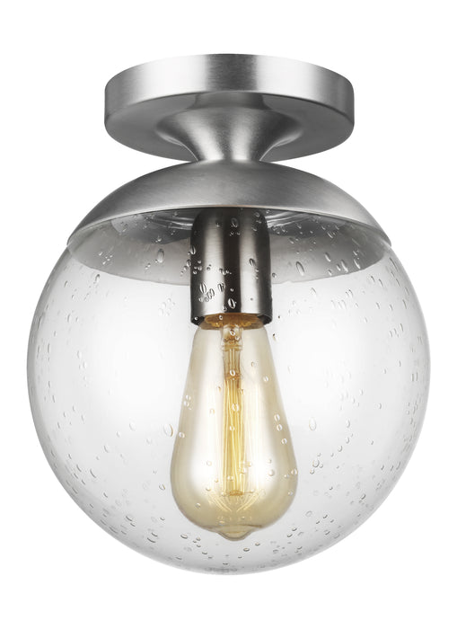 Visual Comfort Studio 7501801-04 One Light Wall / Ceiling Semi-Flush Mount, Satin Aluminum