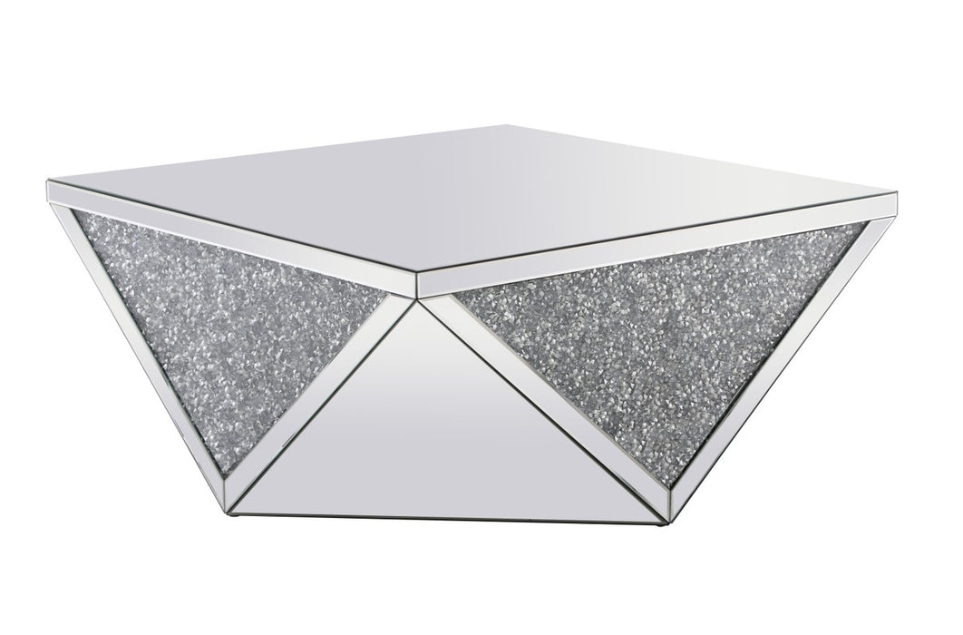 Elegant Lighting MF92005 Coffee Table, Clear