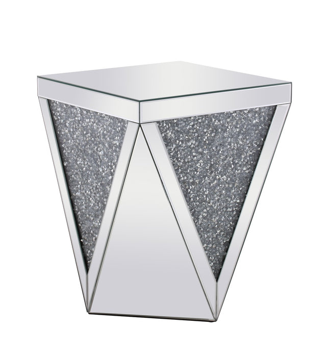 Elegant Lighting MF92008 End Table, Clear