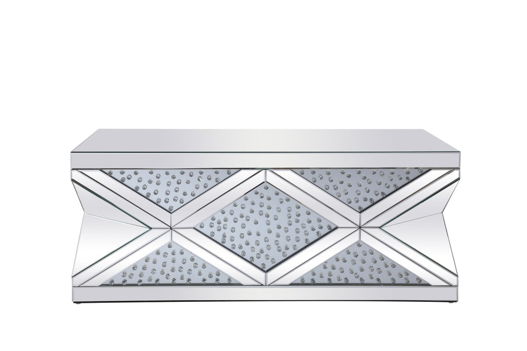 Elegant Lighting MF92010 Coffee Table, Clear