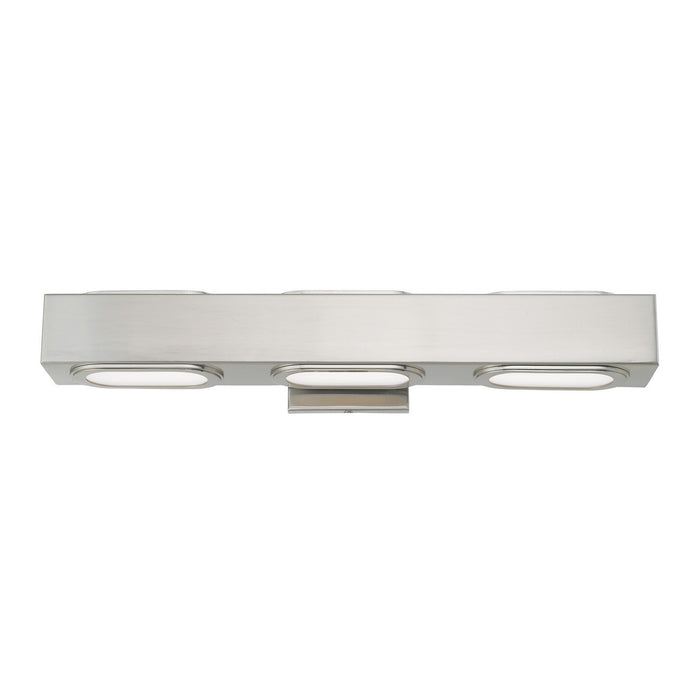 Livex Lighting 14853-91 LED Bath Vanity, Brushed Nickel