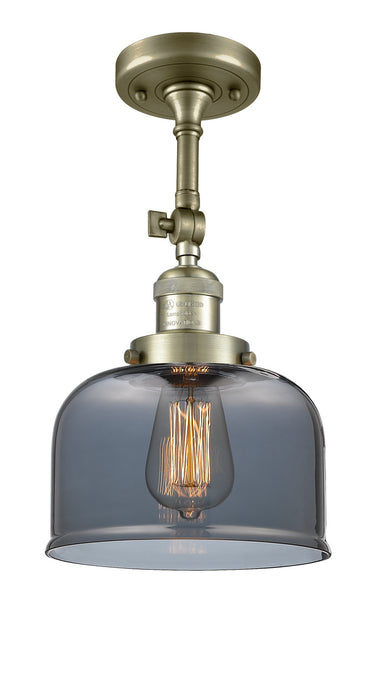 Innovations 201F-AB-G73-LED LED Semi-Flush Mount, Antique Brass