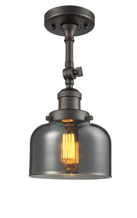Innovations 201F-OB-G73-LED LED Semi-Flush Mount, Oil Rubbed Bronze