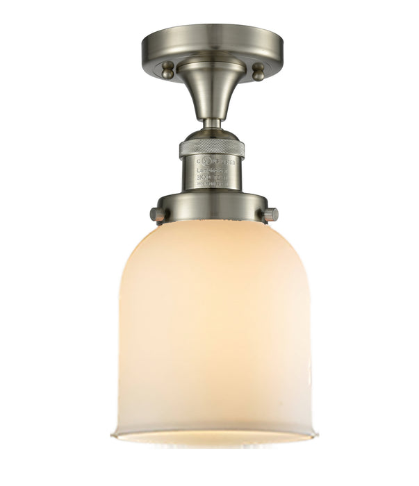 Innovations 517-1CH-SN-G51-LED LED Semi-Flush Mount, Brushed Satin Nickel
