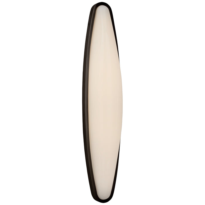 Visual Comfort Signature ARN 2401BZ-WG LED Bath Sconce, Bronze