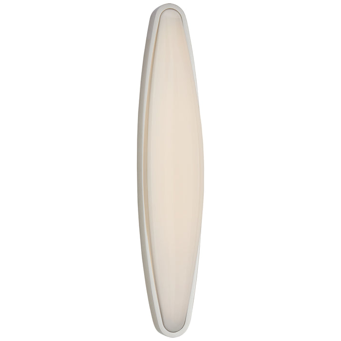 Visual Comfort Signature ARN 2401PN-WG LED Bath Sconce, Polished Nickel