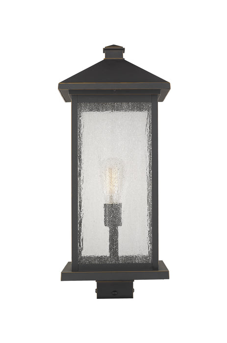 Z-Lite 531PHBXLS-ORB One Light Outdoor Post Mount Fixture, Oil Rubbed Bronze