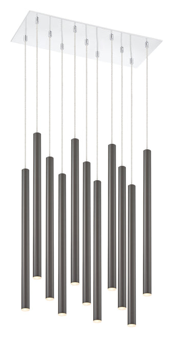 Z-Lite 917MP24PBL-LED-11LCH LED Chandelier, Chrome