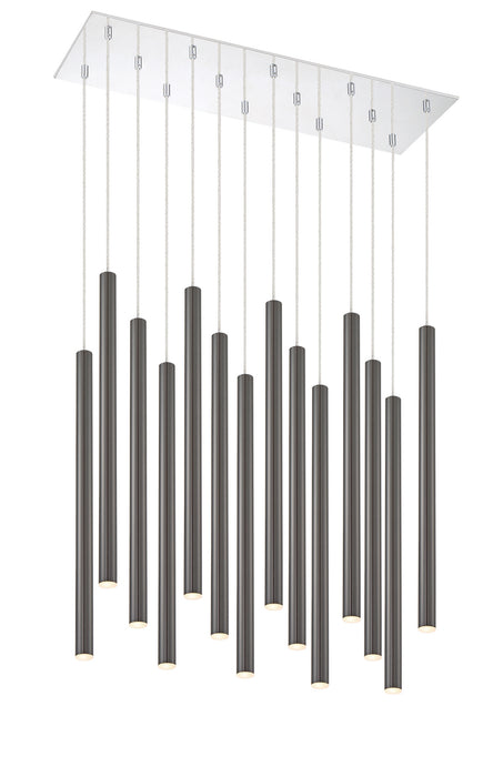 Z-Lite 917MP24PBL-LED-14LCH LED Chandelier, Chrome