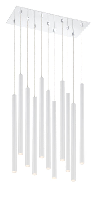 Z-Lite 917MP24-WH-LED-11LCH LED Chandelier, Chrome