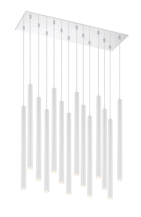 Z-Lite 917MP24-WH-LED-14LCH LED Chandelier, Chrome