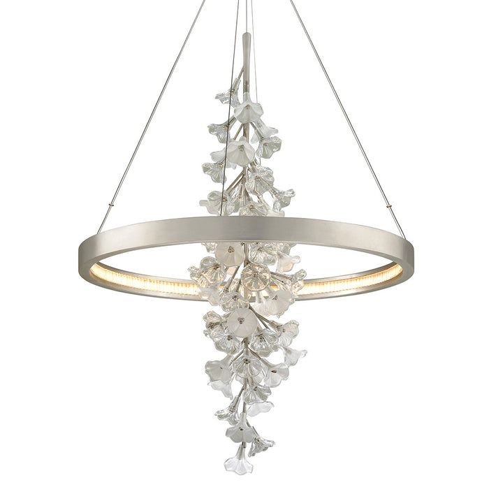 Corbett Lighting 269-72-SL LED Chandelier, Silver Leaf