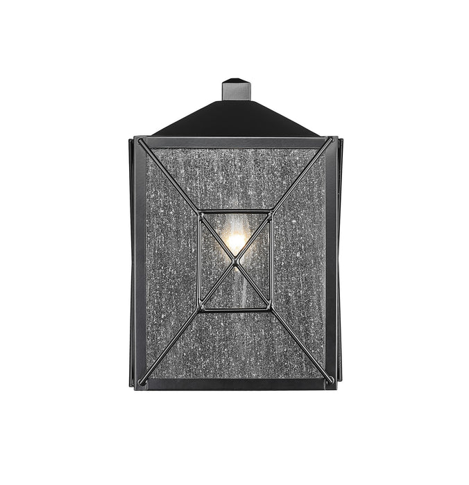 Millennium 42641-PBK One Light Outdoor Wall Sconce, Powder Coated Black
