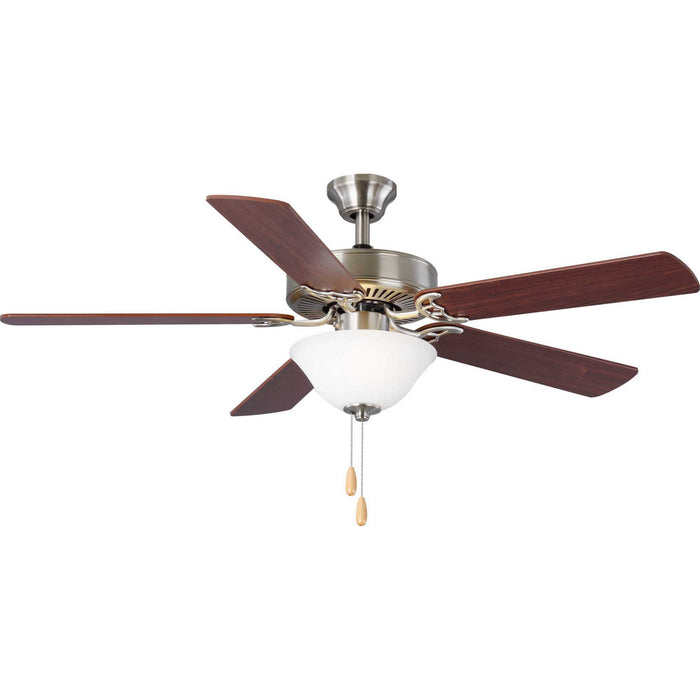 Progress Lighting P2599-09 52" Ceiling Fan, Brushed Nickel