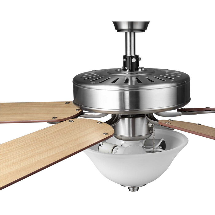 Progress Lighting P2599-09 52" Ceiling Fan, Brushed Nickel