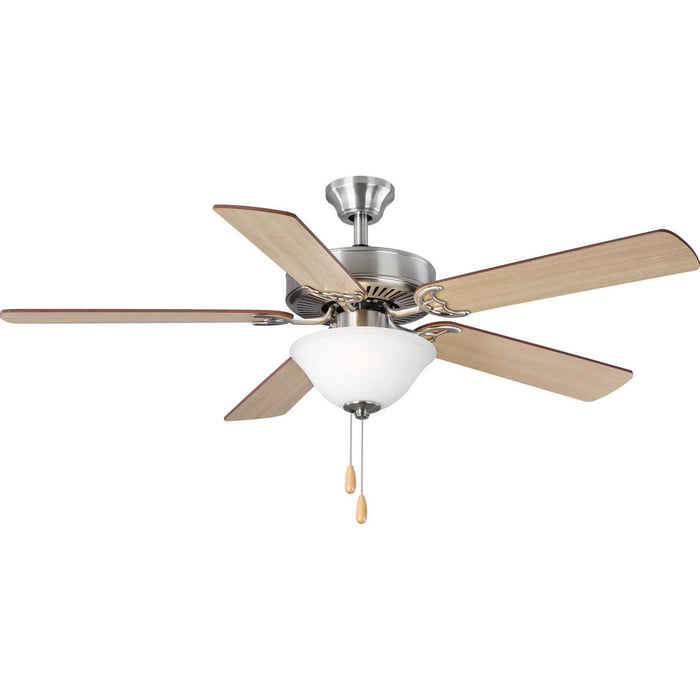 Progress Lighting P2599-09 52" Ceiling Fan, Brushed Nickel