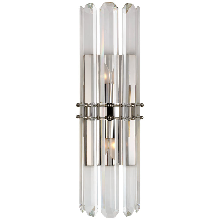 Visual Comfort Signature ARN 2125PN Two Light Wall Sconce, Polished Nickel