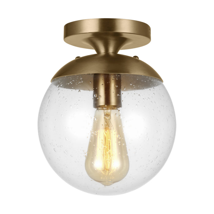 Visual Comfort Studio 7501801-848 One Light Wall / Ceiling Semi-Flush Mount, Satin Brass