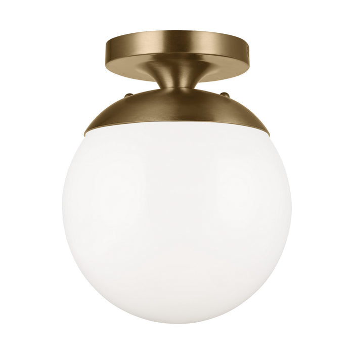 Visual Comfort Studio 7518-848 One Light Wall / Ceiling Semi-Flush Mount, Satin Brass
