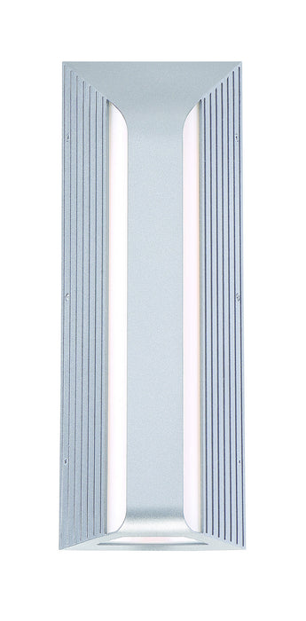 George Kovacs P1752-295-L LED Outdoor Wall Sconce, Sand Silver