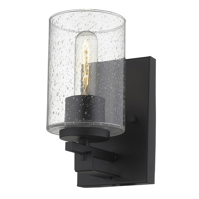 Acclaim Lighting IN41100BK One Light Wall Sconce, Matte Black