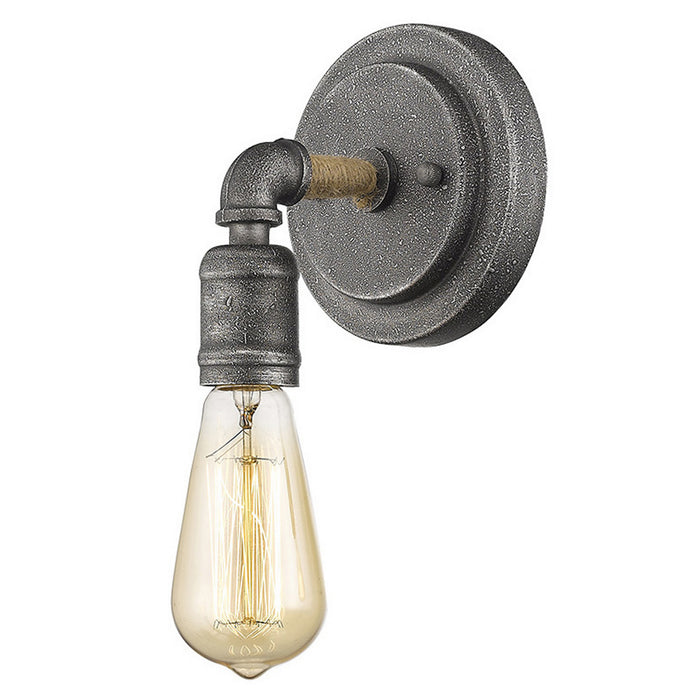 Acclaim Lighting IN41323AGY One Light Wall Sconce, Antique Gray