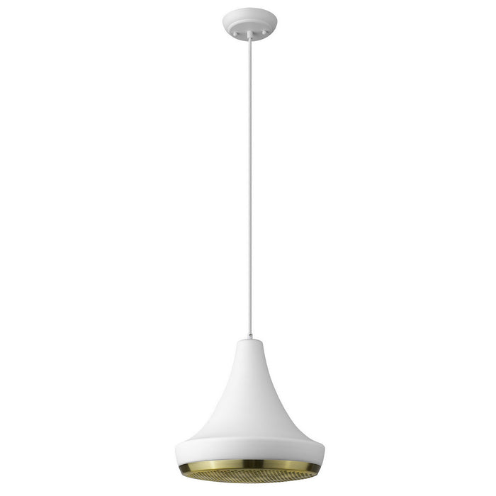 Acclaim Lighting TP30121WH One Light Pendant, White