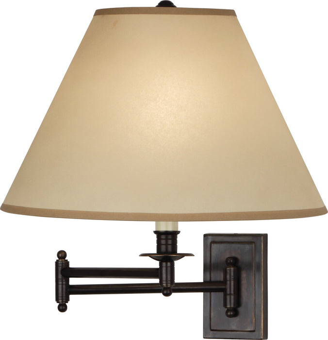 Robert Abbey Z1504XXX One Light Wall Swinger, Deep Patina Bronze