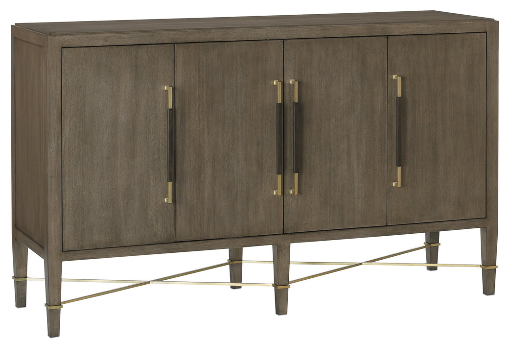 Currey and Company 3000-0119 Sideboard, Chanterelle/Coffee/Champagne