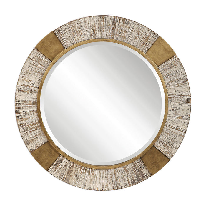 Uttermost 09478 Mirror, Antiqued Metallic Gold