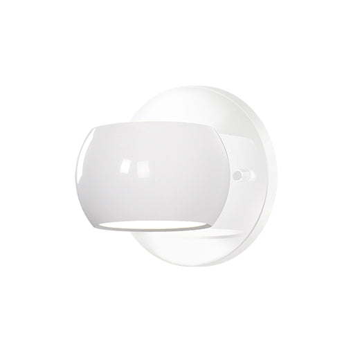 Kuzco Lighting WS46604-GWH LED Wall Sconce, Gloss White