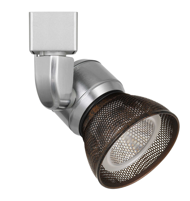 Cal Lighting HT-888BS-MESHRU LED Track Fixture, Brushed Steel