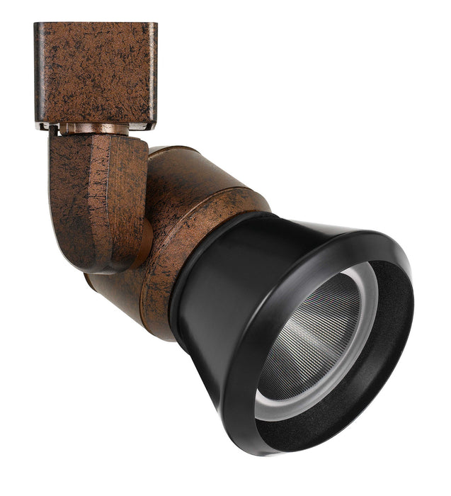 Cal Lighting HT-888RU-CONEBK LED Track Fixture, Rust