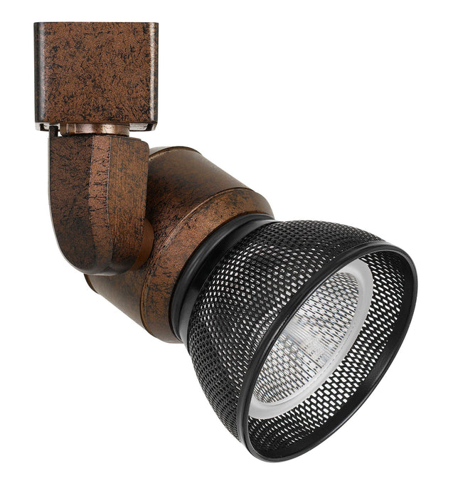 Cal Lighting HT-888RU-MESHBK LED Track Fixture, Rust