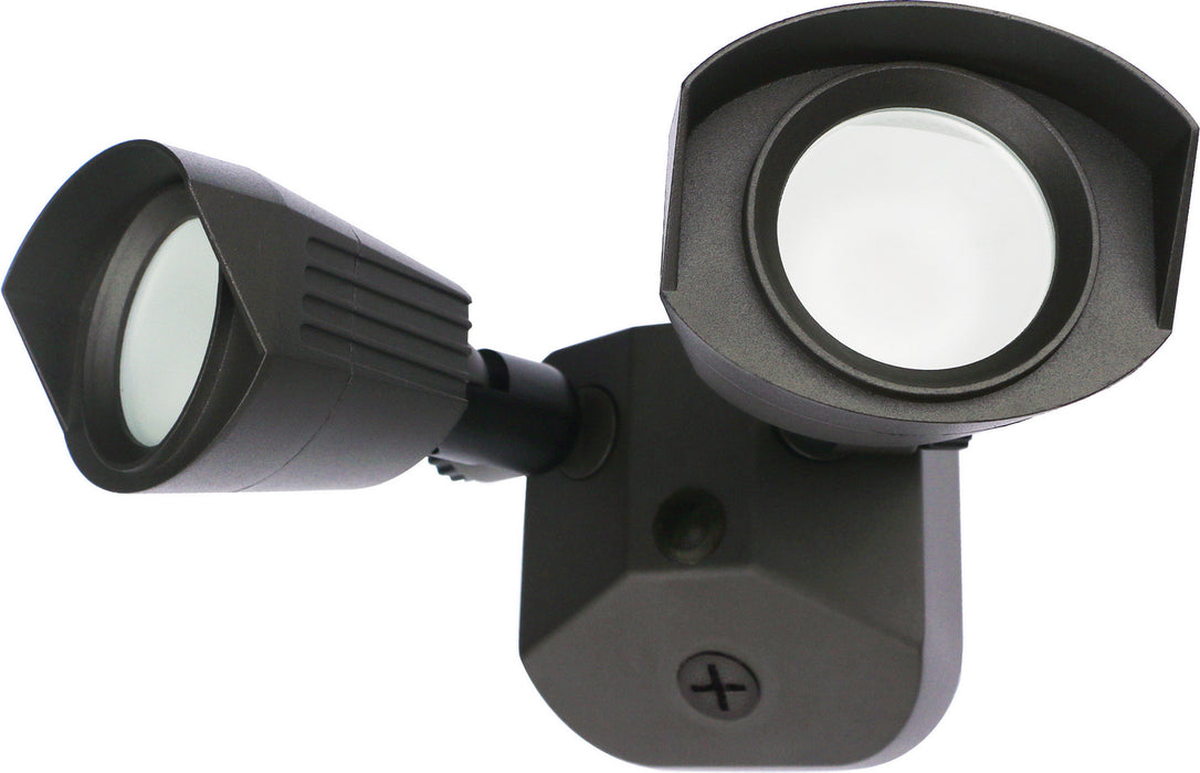 Nuvo Lighting 65-218 LED Dual Head Security Light, Bronze