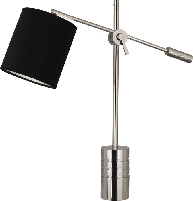 Robert Abbey S291B One Light Table Lamp, Polished Nickel