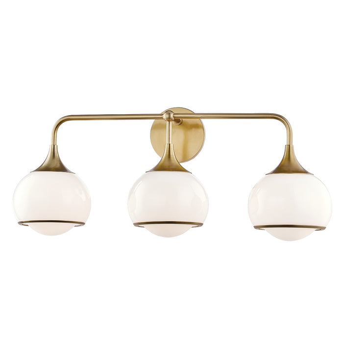 Mitzi H281303-AGB Three Light Bath and Vanity, Aged Brass