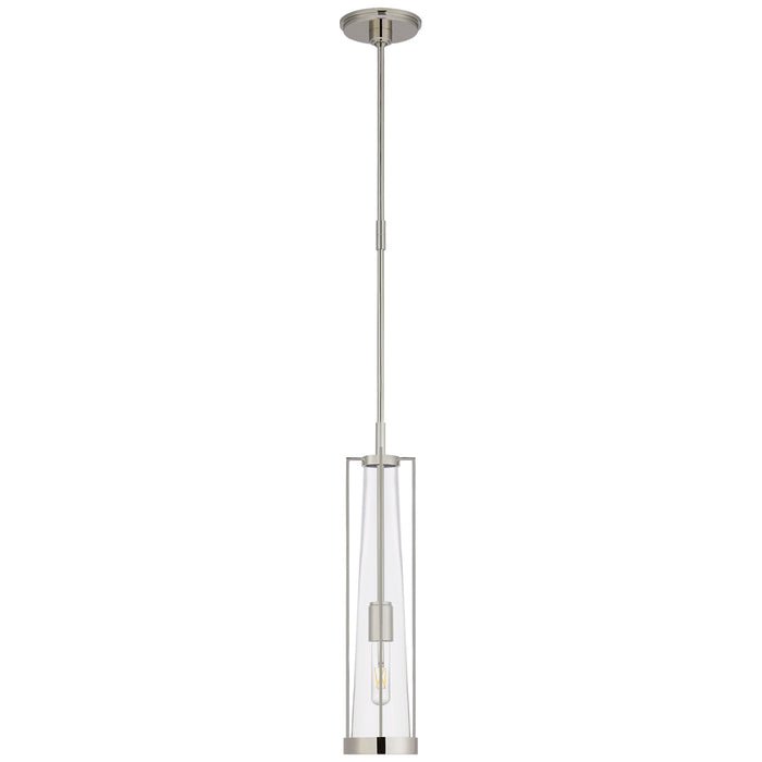 Visual Comfort Signature TOB 5276PN-CG One Light Pendant, Polished Nickel