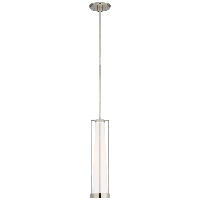 Visual Comfort Signature TOB 5276PN-WG LED Pendant, Polished Nickel