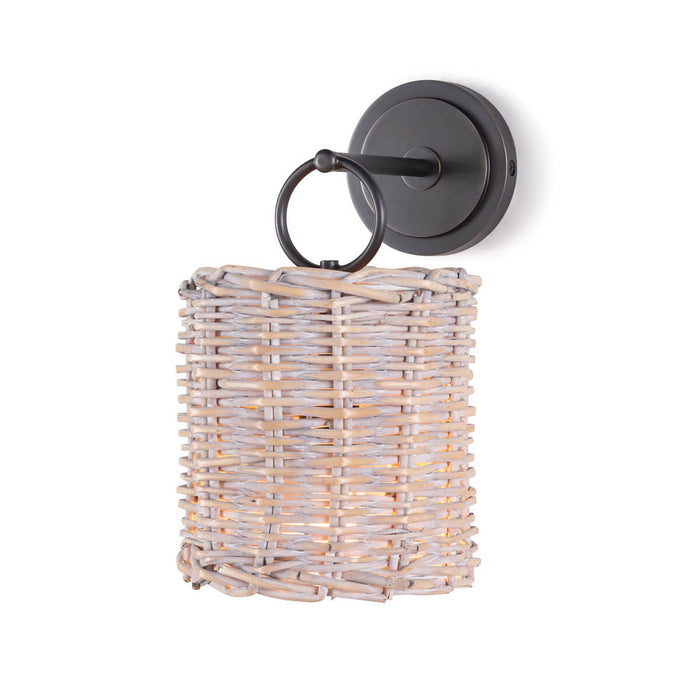 Regina Andrew 15-1102ORB One Light Wall Sconce, Oil Rubbed Bronze