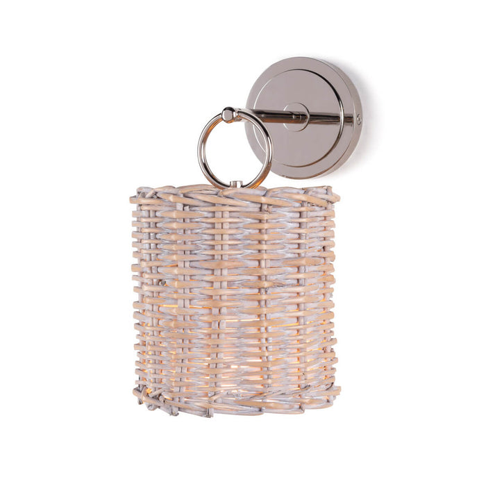 Regina Andrew 15-1102PN One Light Wall Sconce, Polished Nickel