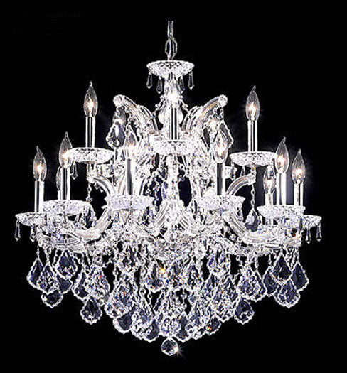 James R. Moder 91800S22 15 Light Chandelier, Silver